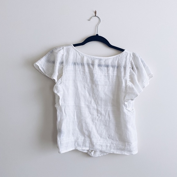 Flutter sleeve blouse - Picture 2 of 5